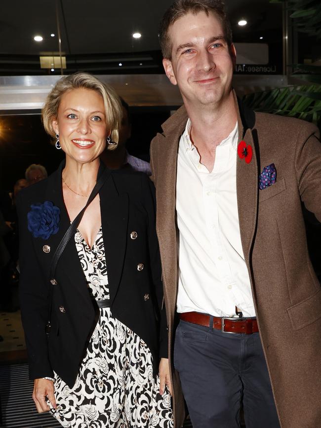 Ms Deves arriving at the Forestville RSL for a politics in the pub appearance. Picture: Richard Dobson