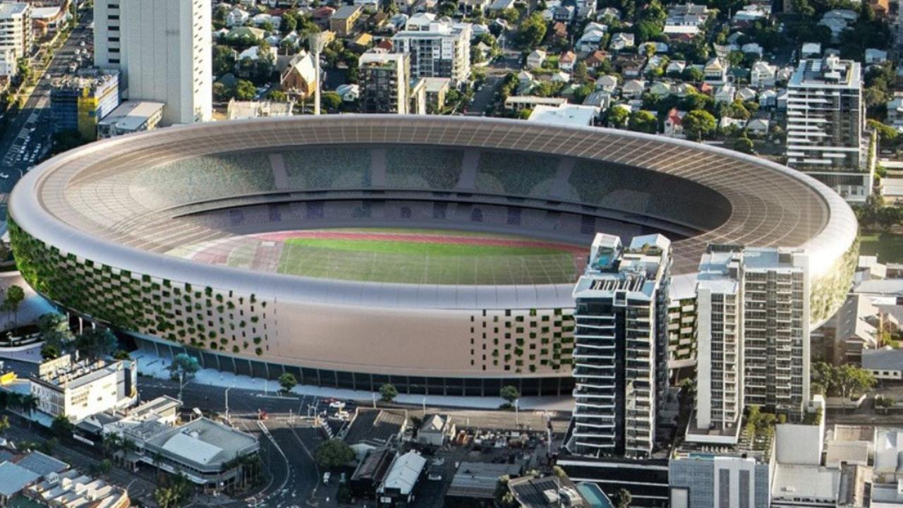 Proposed redevelopment of Brisbane’s Gabba stadium is one of many candidates for Brisbane’s main Olympic stadium. Picture Supplied