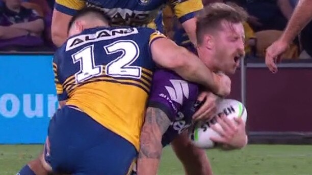 Cameron Munster could be in some doubt for the Storm's Grand Final qualifier