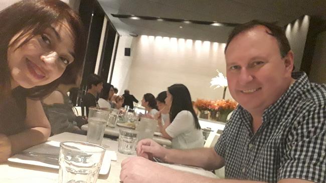 John Rohde with Bita on a personal holiday to the Philippines in July 2017.