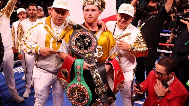 The king is well and truly crowned. Photo by Al Bello/Getty Images