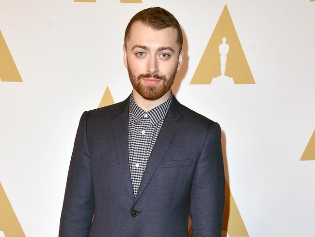 Sam Smith is a frontrunner in the Best Original Song category for his James Bond theme. Picture: AP