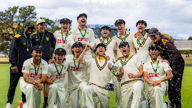 Kingborough will be looking to go back-to-back in both one-day and two-day formats this season. Picture: Linda Higginson/Cricket Tasmania