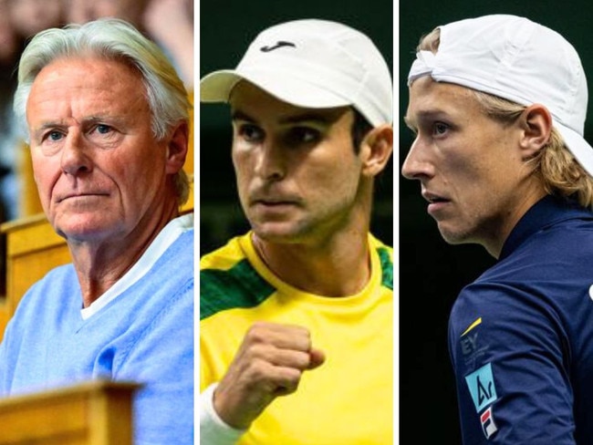 Alexander Vukic beat Bjorn Borg's son Leo in the Davis Cup.