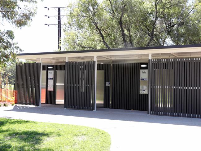 Quentin Kenihan Playground, Wednesday, 7th April, 2021 - The toilet block at the Playground in Rymill Park. Picture Sarah Reed