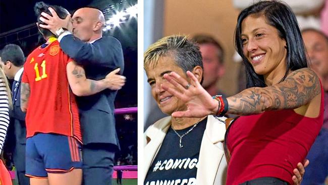 More calls have been made to the Spanish FA to sack Luis Rubiales, vice-president of the organisation, for his conduct towards Jennifer Hermoso. Picture: The Times