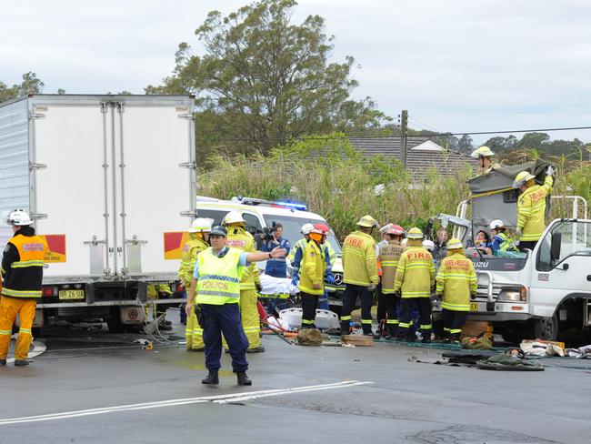 Truck Collision: Two Drivers Trapped In Their Cabins Before One Was ...