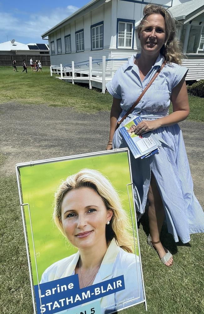 Division 5 candidate Larine Statham-Blair knew she faced an uphill battle against incumbent Greg Barnes, but was confident Bargara locals would vote for a fresh face and some fresh thinking.