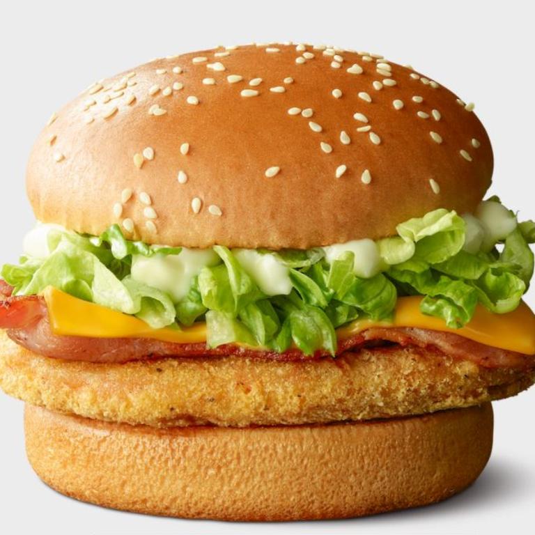 Cheese and Bacon McChicken. Picture: Supplied