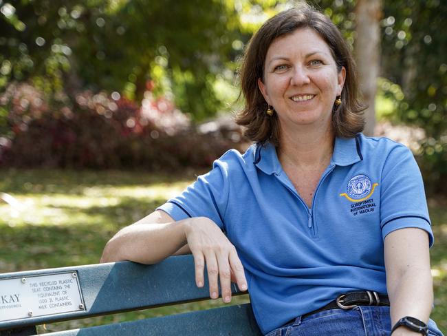 Soroptimist International Mackay president Kirsty Mawer said there was no pressure on new members to take up a committee position with current members happy to continue in their roles. Picture: Heidi Petith