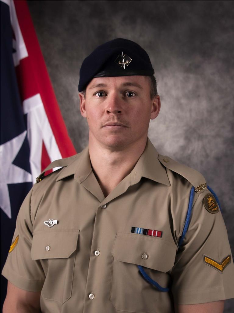 The family are comforted by the fact Lance Corporal Fitzgibbon died doing something that he loved. Picture: Defence Imagery