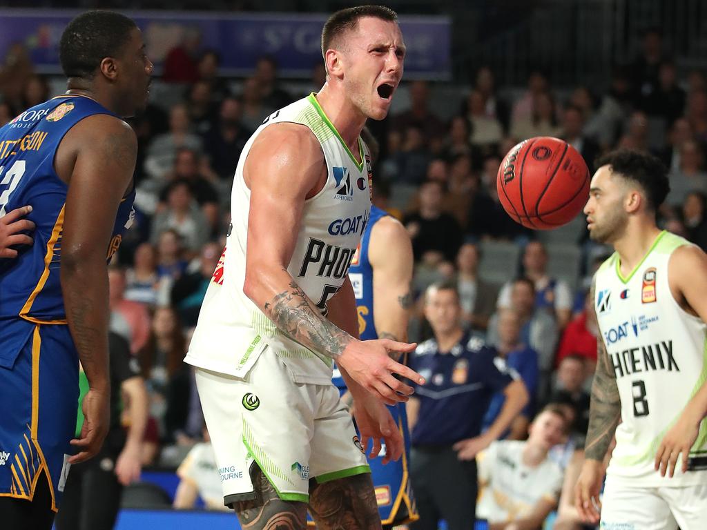 South East Melbourne star Mitch Creek is ready to prove the critics wrong with a big win over arch rivals Melbourne United in the semi-finals. Picture: Jono Searle/Getty Images