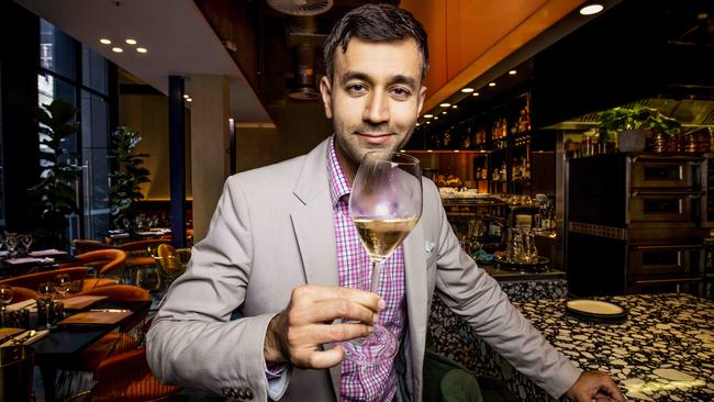 Batia Dheeraj makes drinking wine fun for all. Picture: Nicole Cleary