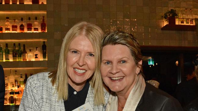 Marion Charlton and Kellie Swann at Gold Coast Australian of the Year presentations at Exhibitionist Bar, HOTA, Bundall. Pic: Regina King