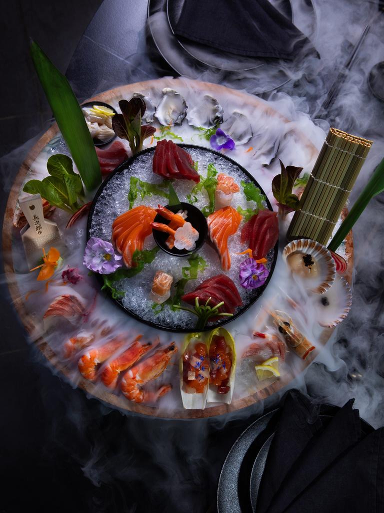 The decadent sashimi platter. Picture: Brendan Read