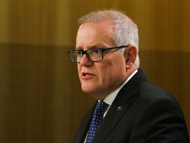 Former prime minister Scott Morrison asked form more serious work on a nuclear energy policy to be developed. Picture: Gaye Gerard/NCA Newswire