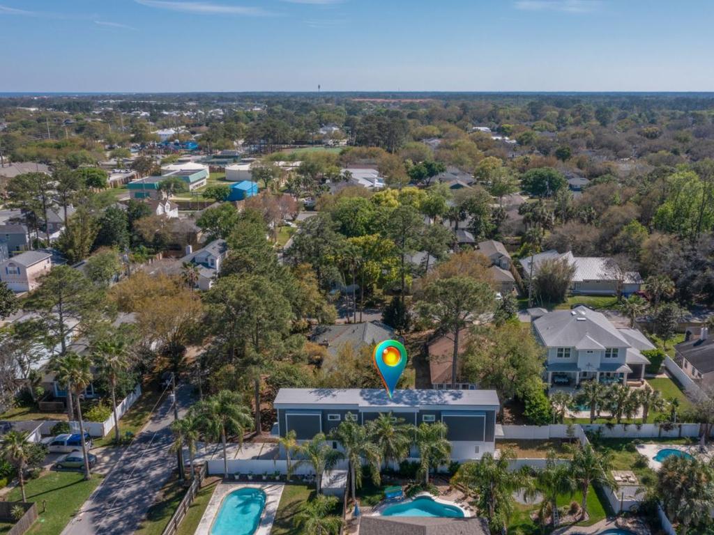 Despite ongoing curiosity and jokes from neighbours, Cavanagh admires the home’s clever design and believes its value will only increase as the area grows. Picture: Rick Casto for Ryan Wetherhold/Oceanside Real Estate