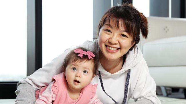 Audrey Ku used a sperm donor to have a child. Picture: Tim Hunter