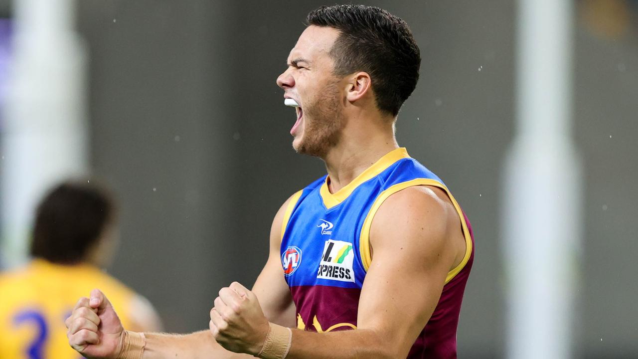 Brisbane livewire Cam Rayner is building. Picture: Russell Freeman/AFL Photos