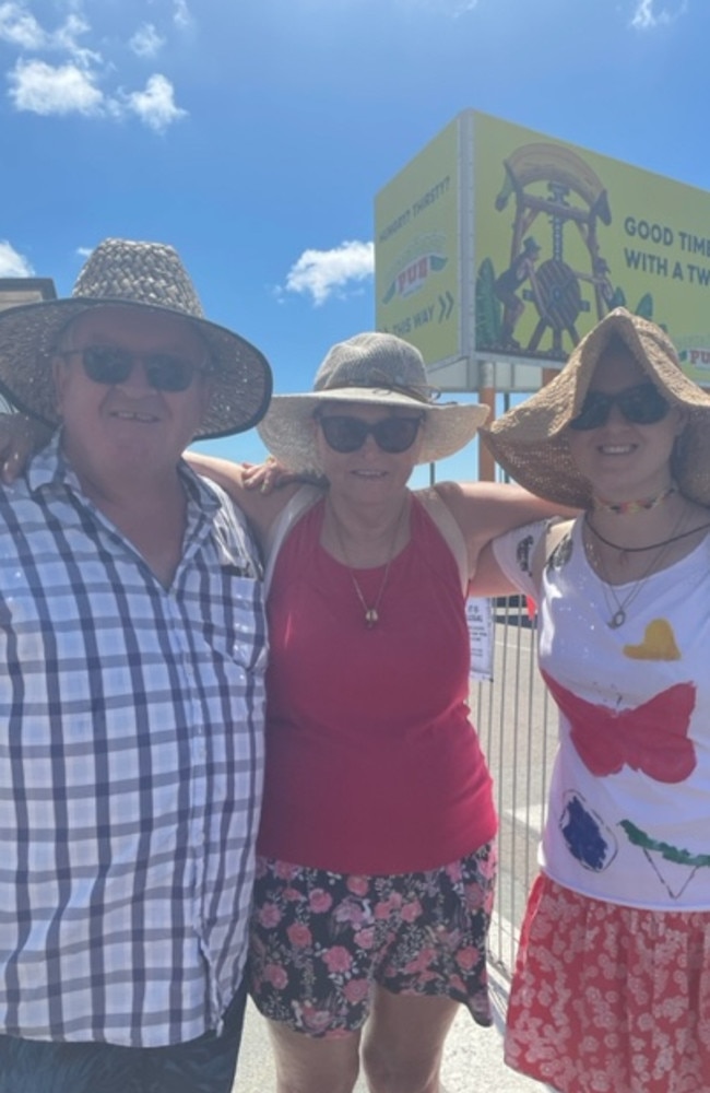 David, Jackie and Jane Czopek at the Chilli Festival 2023.