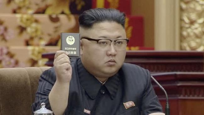 North Korean leader Kim Jong Un. Picture: KRT via AP