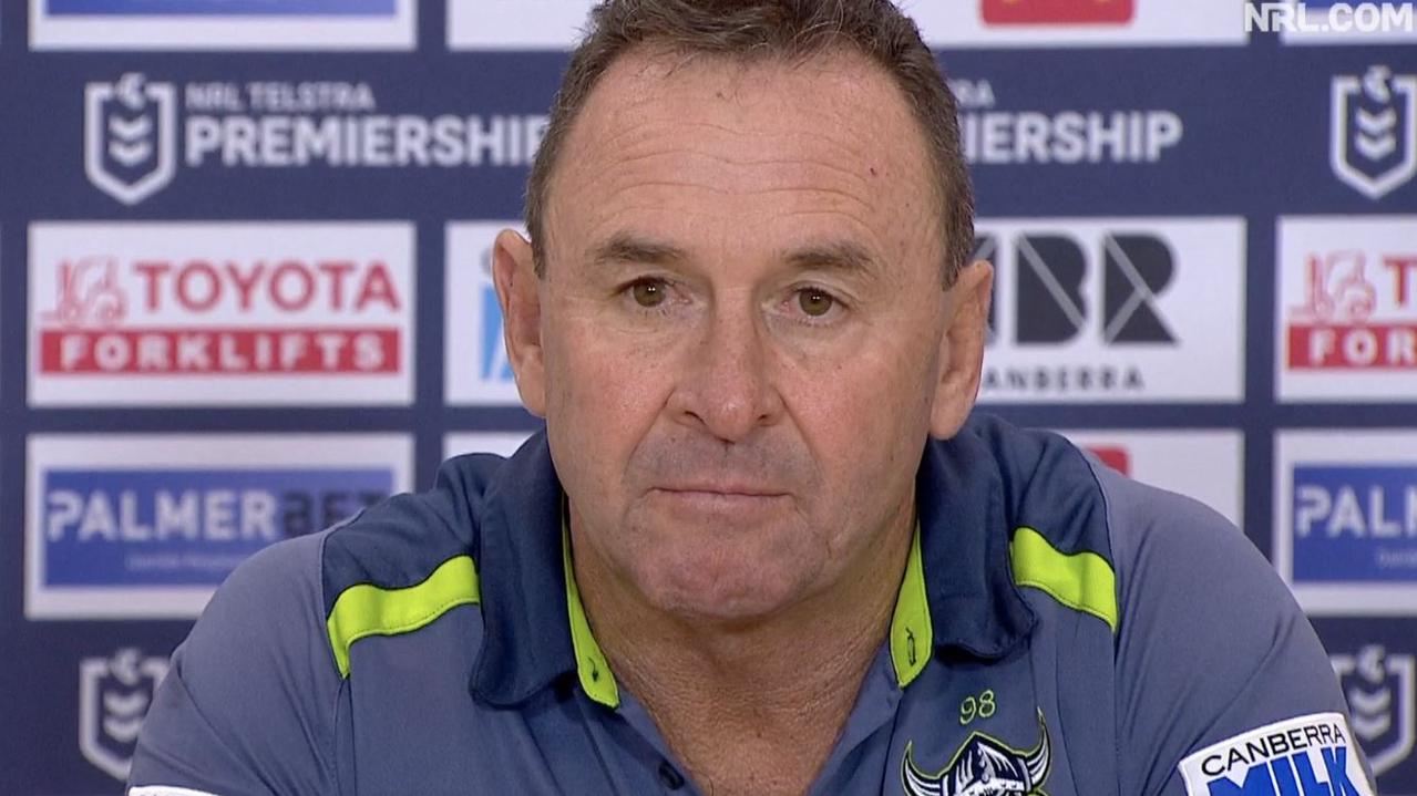 Nrl Round 8 Ricky Stuart Lost For Words After Capitulation Raiders Vs Warriors The Courier Mail