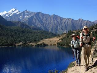 Trekking in Nepal can lead to serendipitous encounters with all kinds of characters. Photo: AFP