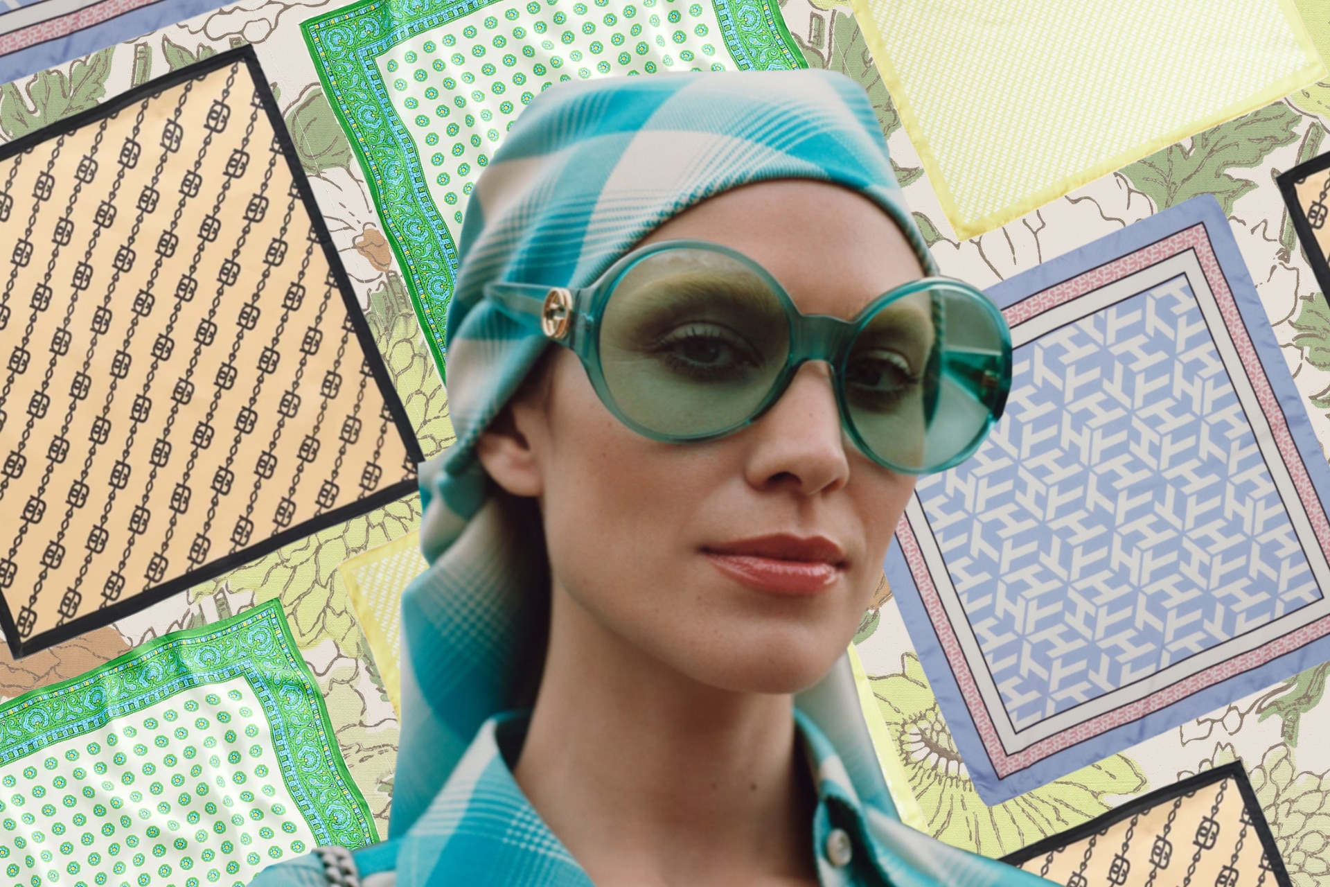 Why headscarves are the comeback accessory of 2021 - Vogue Australia