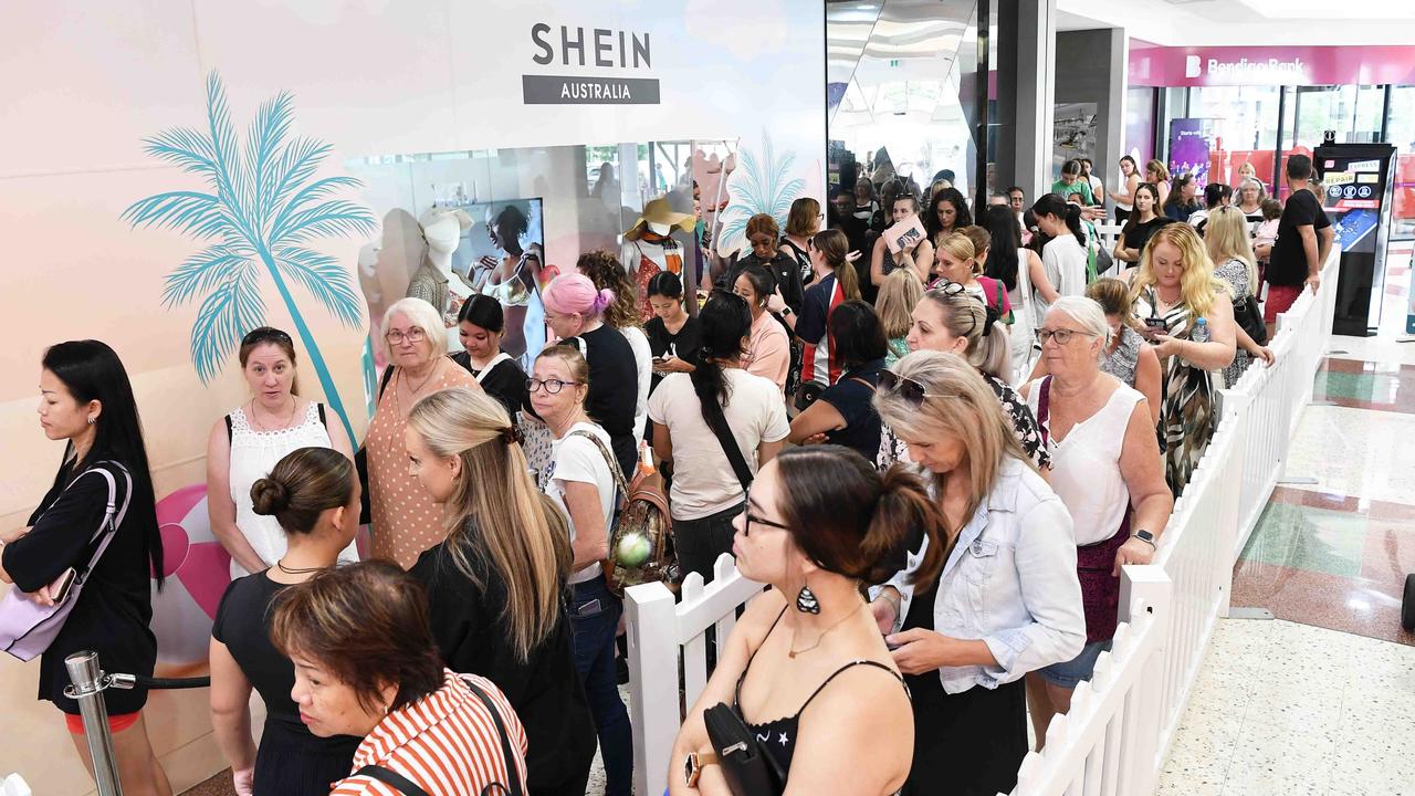 Opening of the 3-day pop up store Shein, Brookside Shopping Centre. Picture: Patrick Woods.