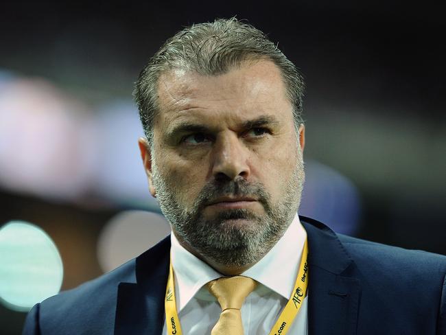 Head coach Ange Postecoglou of Australia looks on.