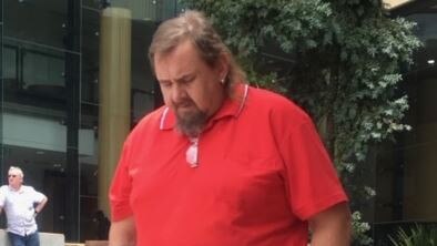 Tor Viking Gunnar Stromberg leaves court after pleading guilty to drug possession.