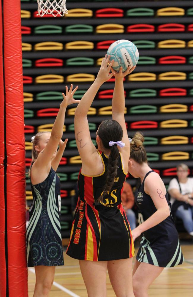 QISSN 2024 pool round action between Coomera Anglican College and Rockhampton Grammar School