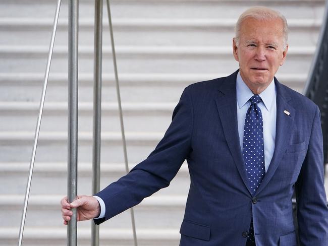 US President Joe Biden said they need to rethink when to shoot down balloons. Picture: AFP