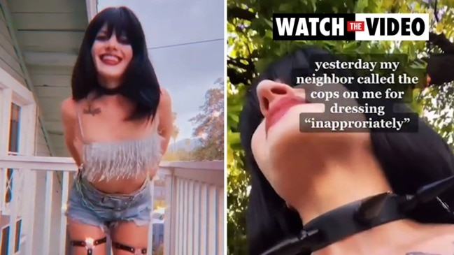 Neighbour calls cops over woman’s ‘inappropriate’ outfit