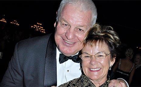 Harry Reed with his wife Marg. Picture: Sharyn Rosewarne