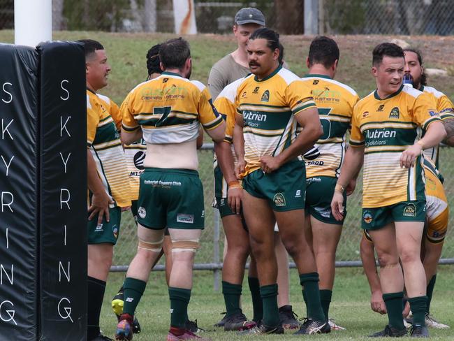 Katherine Rucking Roos during their Round 8 clash with the Palmy Crocs. Picture: From The Sideline Sports Photography.