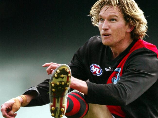 James Hird could be the best player to play in sleeves.