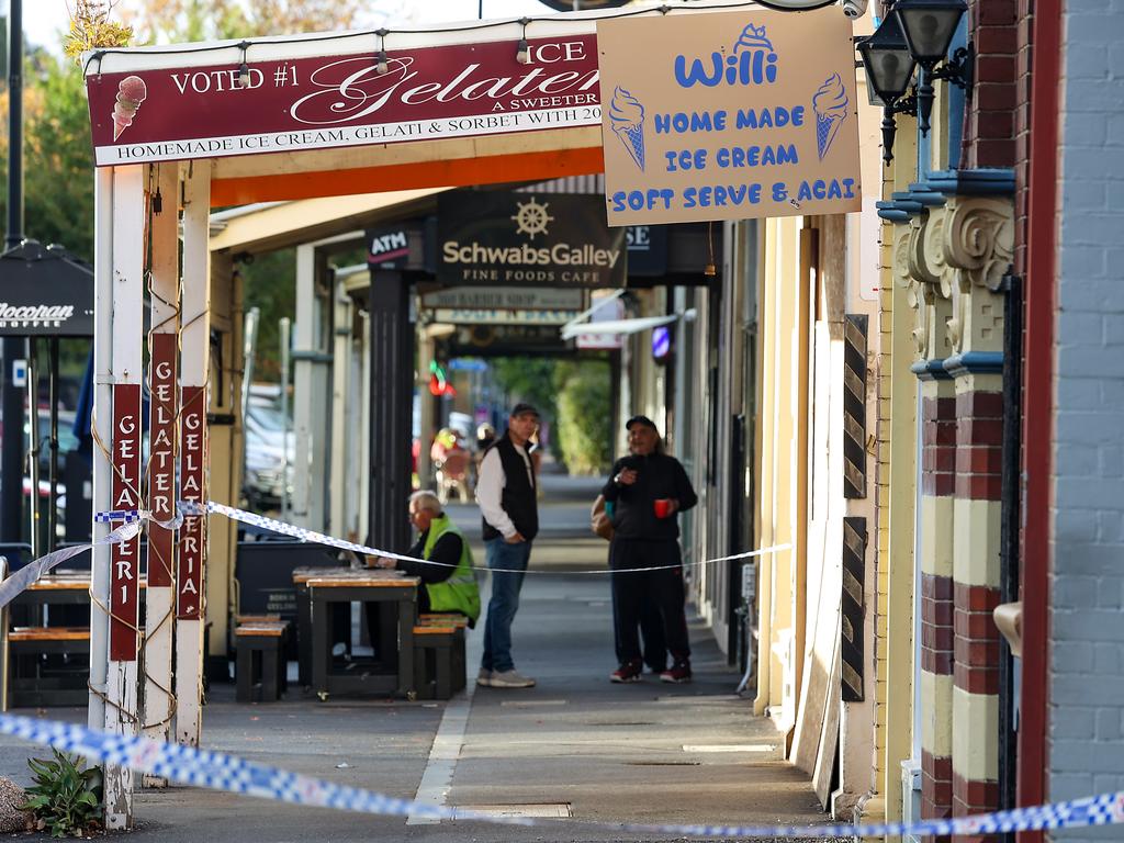 The business was fire bombed one year ago then moved next door. Picture: Ian Currie