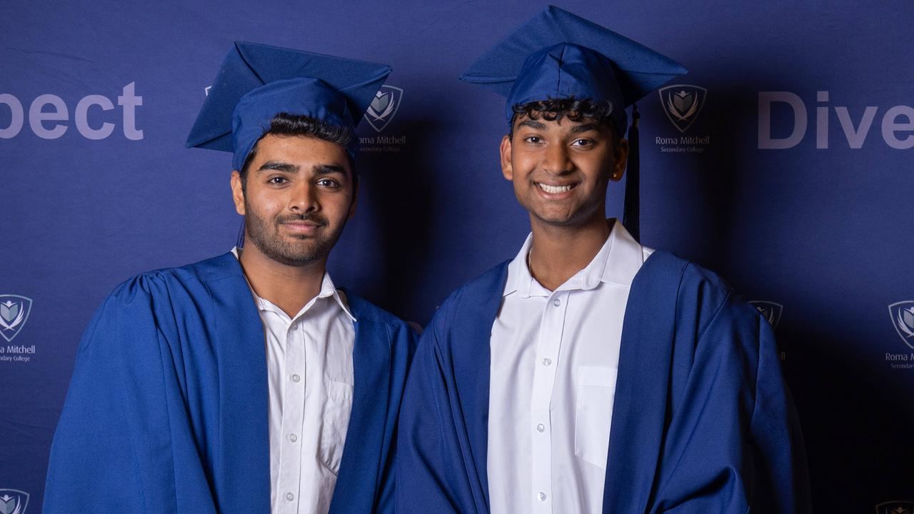 Roma Mitchell Secondary College Graduation at the Adelaide Town Hall. Picture: Ben Clark