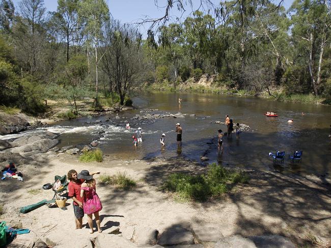 Warrandyte State Park is full of summer-friendly activities including canoeing. Picture: News Limited