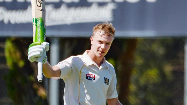 Glenelg all-rounder Isaac Higgins. Picture: Brenton Edwards