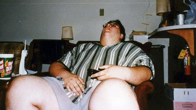 Jared Fogle before losing weight to become the millionaire ‘Subway guy’.