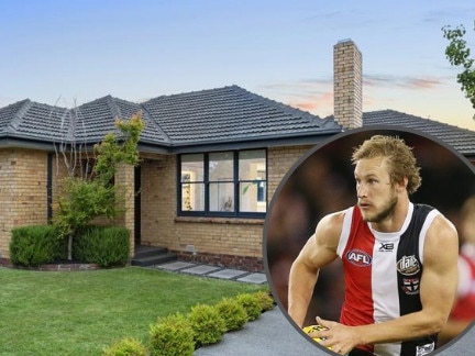 4 Warren Rd, Cheltenham with Jimmy Webster inset - for Herald Sun realestate