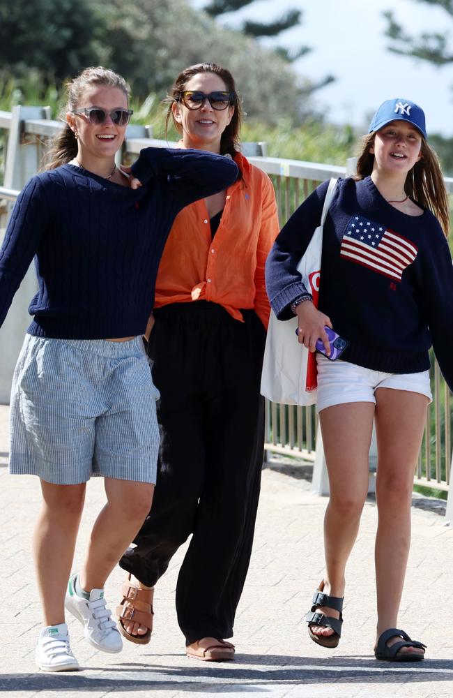 Mary and her two daughters were all smiles. Picture: Matrix Media Group.