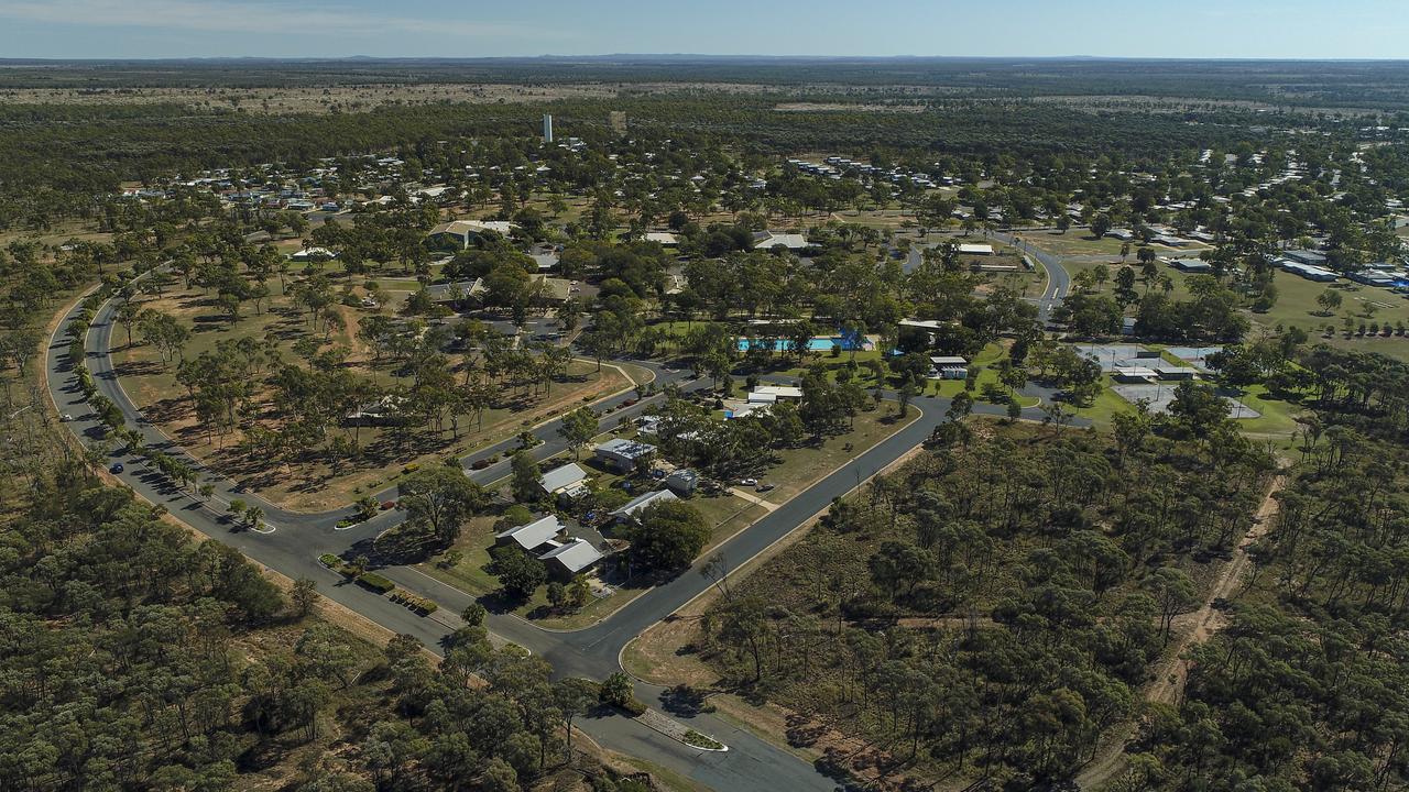 An aerial view of Glenden. Picture: Contributed