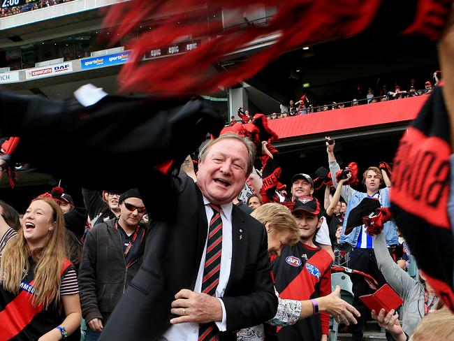 Kevin Sheedy before the game. Picture: Wayne Ludbey.