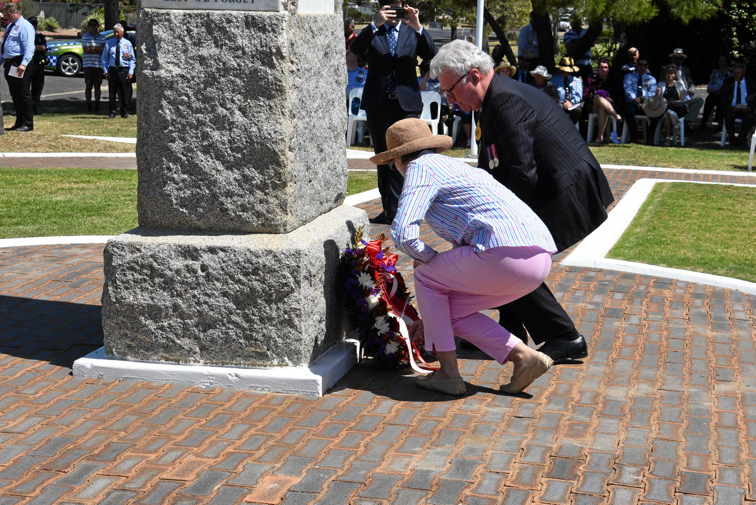 Queensland Governor Paul de Jersey and wife Kay de Jersey. Picture: Jorja McDonnell