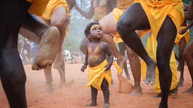 The opening ceremony of Garma Festival in Arnhem Land, Northern Territory, in 2019. Picture: Melanie Faith Dove