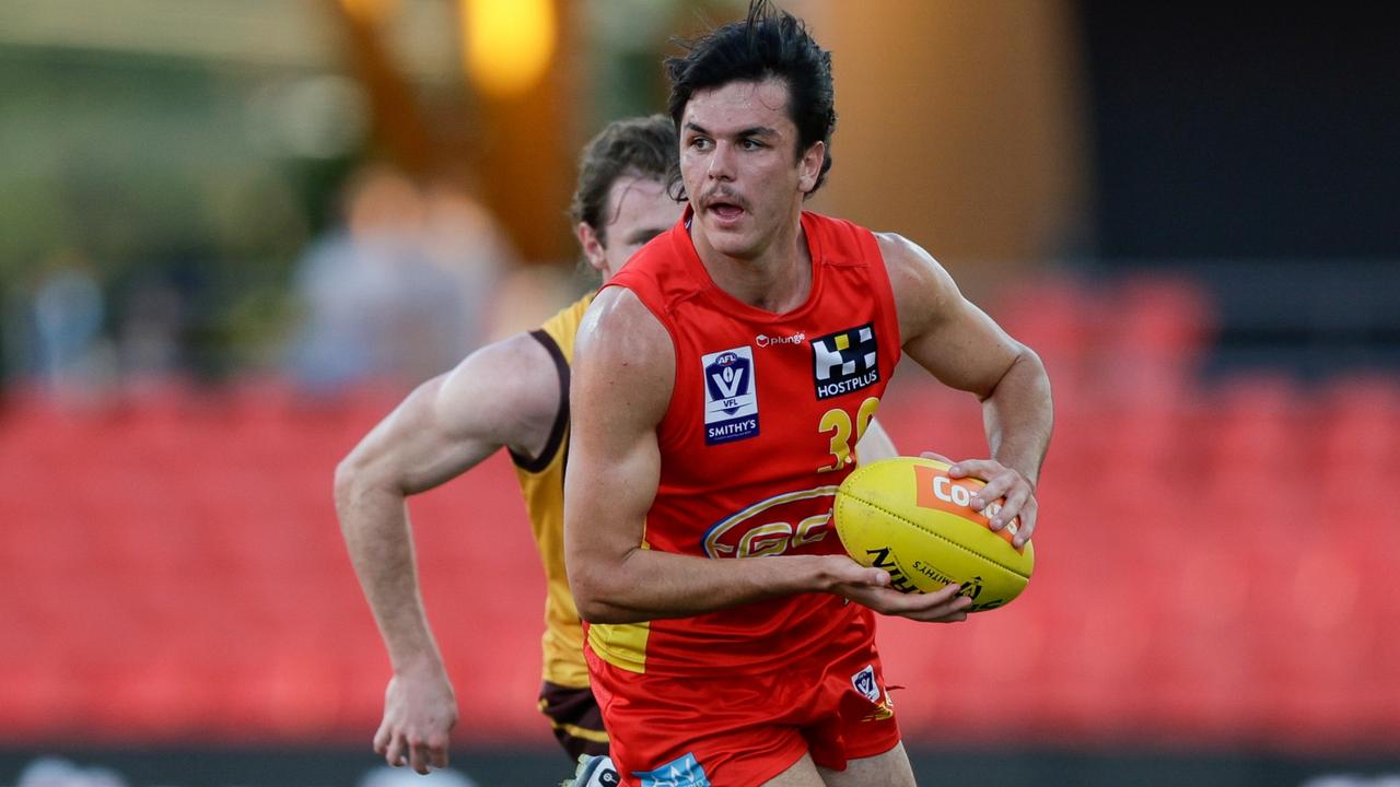 Former Sun and now Blue Elijah Hollands. (Photo by Russell Freeman/AFL Photos via Getty Images)