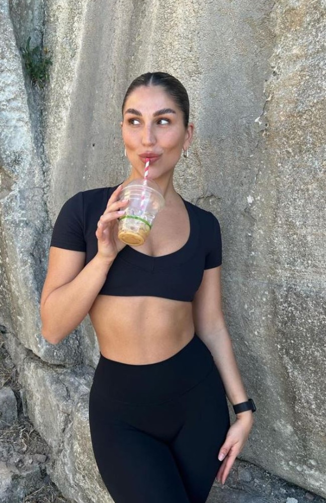 The 30-year-old is a health and fitness expert. Picture: Instagram/saramessy